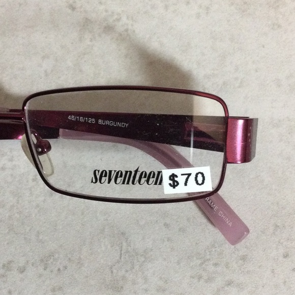 NWT Seventeen pink retro metal eyeglasses new old stock - Picture 14 of 16
